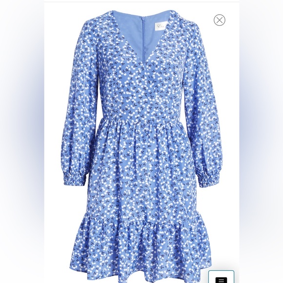 Eliza J Floral Fit & Flare Pocket Dress- Size 12 - Picture 2 of 6